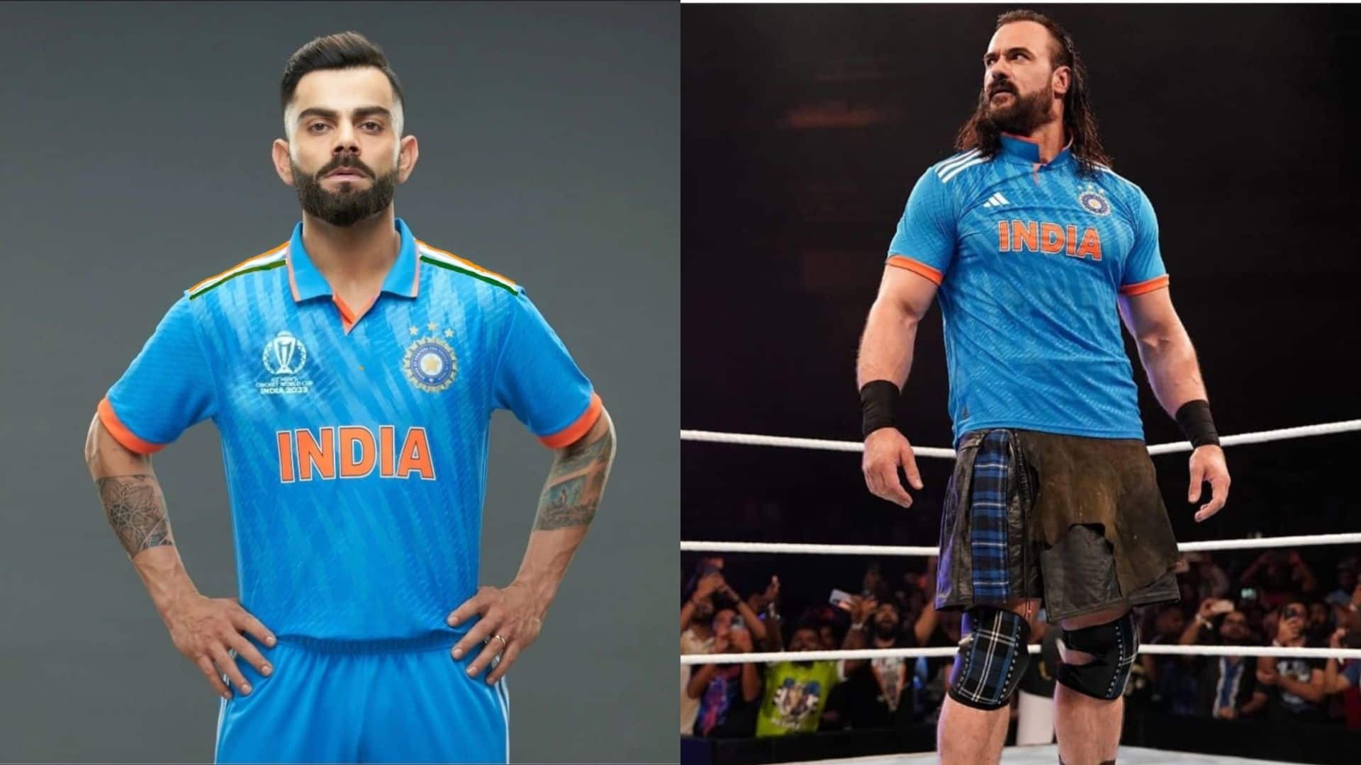 [Watch] WWE's Drew McIntyre Shows Support To India Before 2023 World Cup